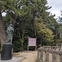 清洲公園の織田信長と濃姫の銅像