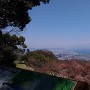 石垣山城から小田原城を見る