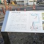 伊勢崎陣屋の堀跡発掘の説明板
