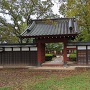 逆井城公園に移築されている関宿城城門