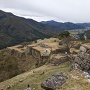 朝の城址風景