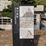 柳川城阯の案内板