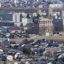 白鳥広場展望台からの大峪城
