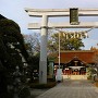 田村神社大鳥居と社殿