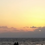 琵琶湖と夕陽と恋人たち？