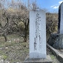 「奈良坂城跡」石碑