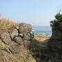 丸岡藩砲台跡（砲眼から覗く日本海）