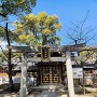 永井神社の鳥居と唐門（野見神社境内）