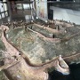 北東から見た1/600新府城復元模型