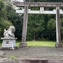 主廓内の八幡神社への参道