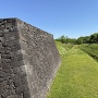 櫓台石垣と堀跡