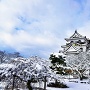 本丸広場雪景