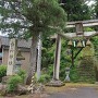 茶臼山城 登城口のある白山神社鳥居