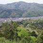 本丸から眺めた月山富田城