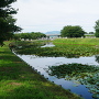 二の丸土塁と東側水堀