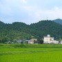 雲林院城 遠景（東より）