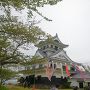 館山城と鯉のぼり