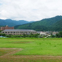 館跡からの傘松城遠景