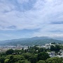 天守から見た石垣山城