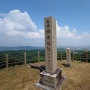 上赤坂城跡の石碑（本丸）