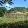 主郭石垣と書院（工事中）