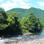 中山城 長良川越しの遠景（南東より）