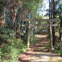 城址付近の妙見神社