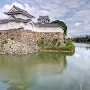 水堀と天守と犬走り