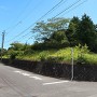 川北城 城址（かわきた公園）を見上げて