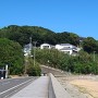 篠島城 城山を南西より