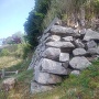 水口岡山城の石垣