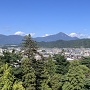 天守から磐梯山を望む