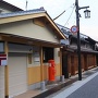 松山簡易郵便局から見る城下町