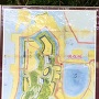 案内板の縄張り図