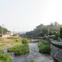 宮川陣屋跡北東端から津山城