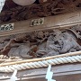 居神神社本殿の彫刻