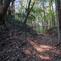 3郭虎口と両側の土塁