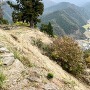 行き止まり虎口（城の東側斜面）