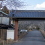 模擬大手門（西側から）