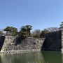 内堀越しの天守