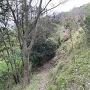 主郭北側の斜面