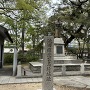 高砂城址と工楽松右衛門銅像