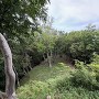 連郭曲輪群（II郭からIII郭を見下ろす）
