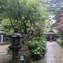 雨の大宝城跡