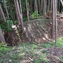 漆原城 主郭北西二重堀切①