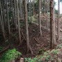 漆原城 主郭と馬出の間の堀切土橋