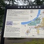 福島城と奥州街道説明板
