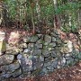 北西側の櫓台の石垣