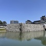 南西隅櫓台と天守