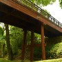 空堀散策路の木橋